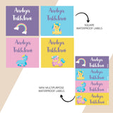 Baby Unicorn - Waterproof Labels