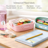 Mixed Waterproof Labels for Kids - Baby Safari