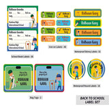 Back to School Label Sets - Cricket