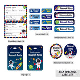 Back to School Label Sets - Space