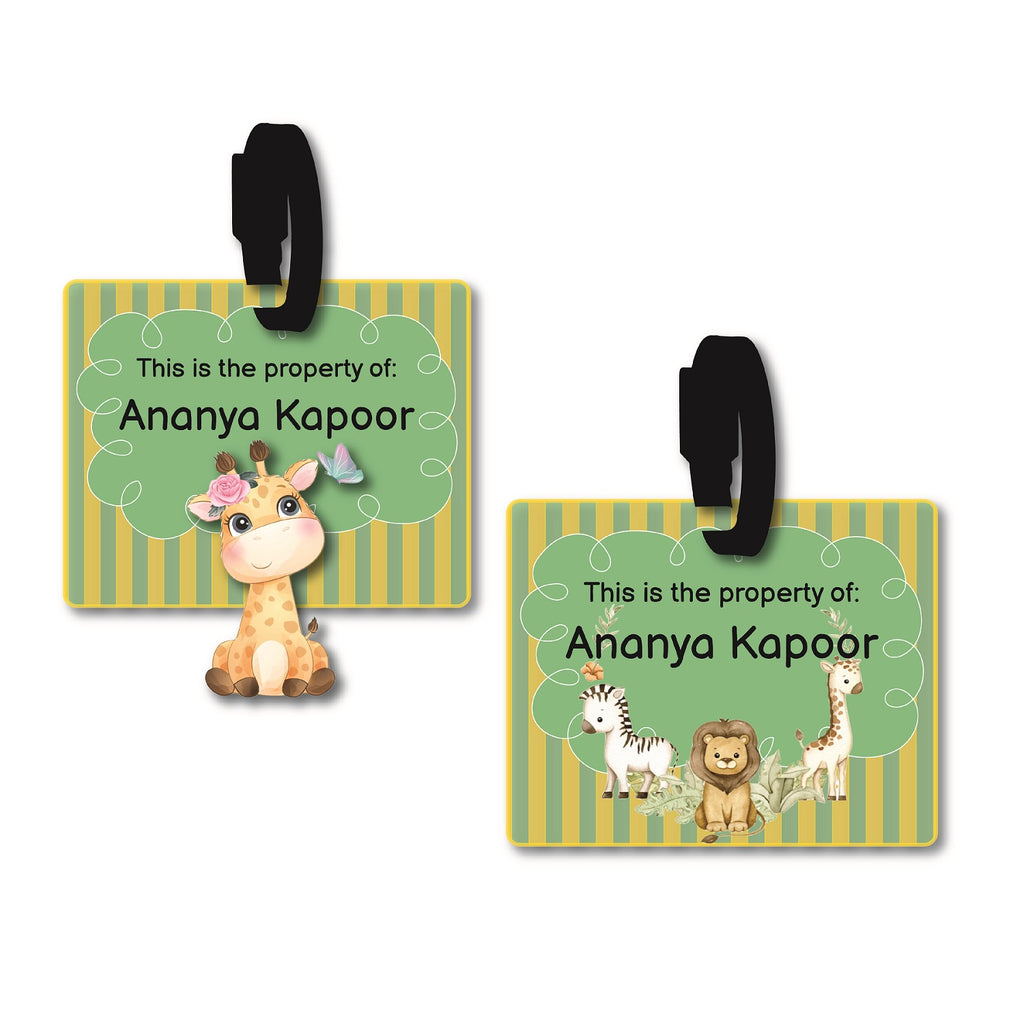 Bag Tags - Jungle Animals (Giraffe)