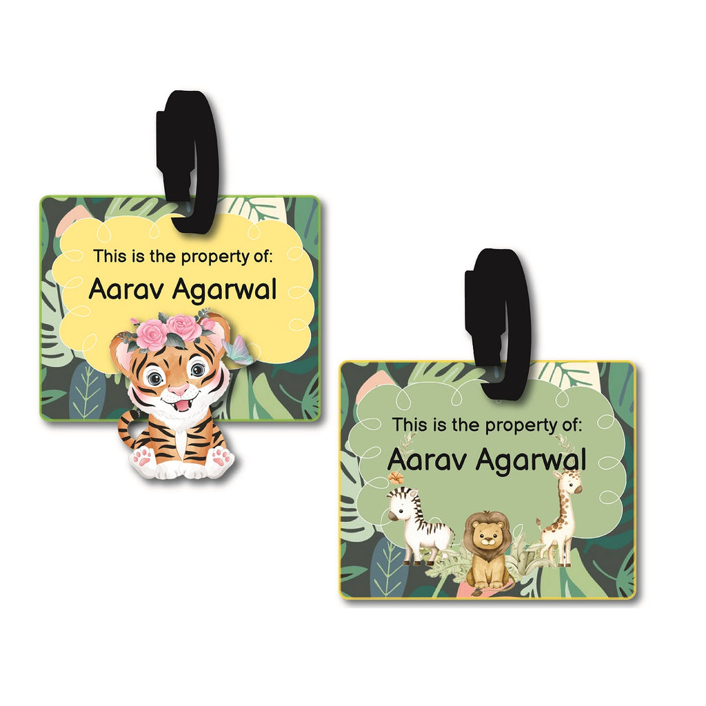 Bag Tags - Jungle Animals (Tiger)