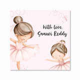Gift Labels personalized - Ballerina Magic