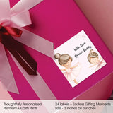 Gift Labels personalized - Ballerina Magic