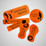 Basketball Name Labels