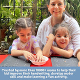 Berrybee 8-in-1 Montessori-Inspired Pre-Writing Board, Educational & Durable (Maths)