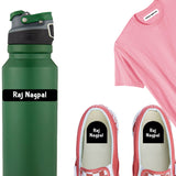 Camping Labels Pack - Solid Black