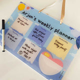 Blue Sky Weekly Planner - Reusable