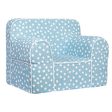 Comfy Sofa - Blue Base White Dot