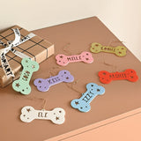 Xmas Shape Ornaments - Bone