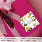 Gift Labels personalized - Build & play
