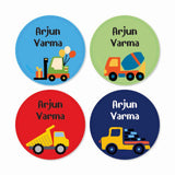Round waterproof name labels - Build & Play