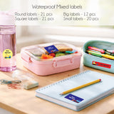 Mixed Waterproof Labels for Kids - Builder Zone
