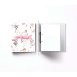 A4 Vertical Clip Binder File - Bunny Ballerina