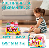 Bus Ice Cream Cart Set for Kids