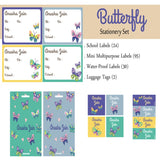 Butterfly Theme Label Set