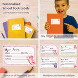 Personalized School Book Labels - Butterfly Bliss
