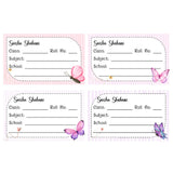 School Book Label - Butterfly Magic