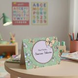 Personalised Gift Notecard - Butterfly Pattern