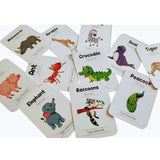 First flashcards combo pack - animals, fruits & vegetables, professions & space flashcards)