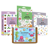 Animals world flashcards combo pack (animals, birds, insects and sea animals)