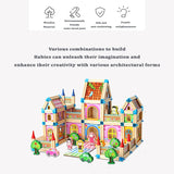 Wooden Master of Architectre Building Blocks Toy Set