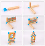 Wooden Master of Architectre Building Blocks Toy Set