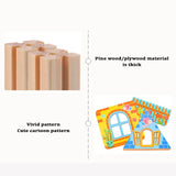 Wooden Master of Architectre Building Blocks Toy Set