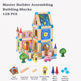 Wooden Master of Architectre Building Blocks Toy Set