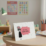 Personalised Gift Notecard - Camera Girl