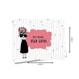 Personalised Gift Notecard - Camera Girl