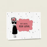 Personalised Gift Notecard - Camera Girl