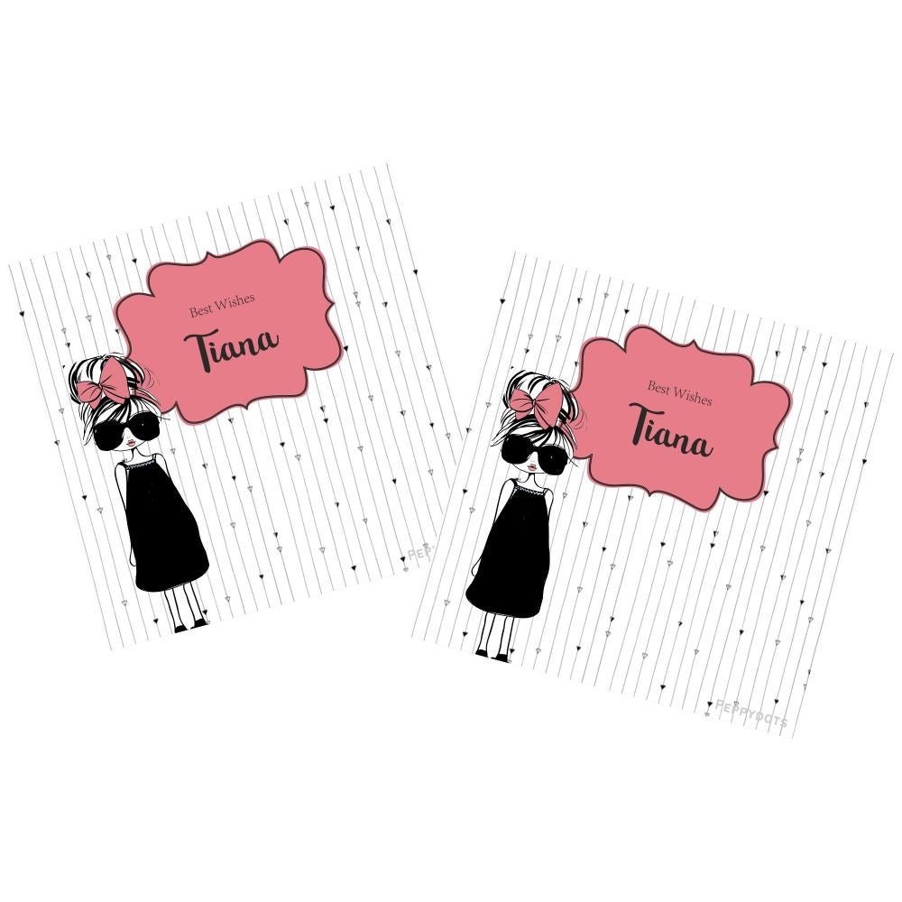 Gift Tag - Camera Girl