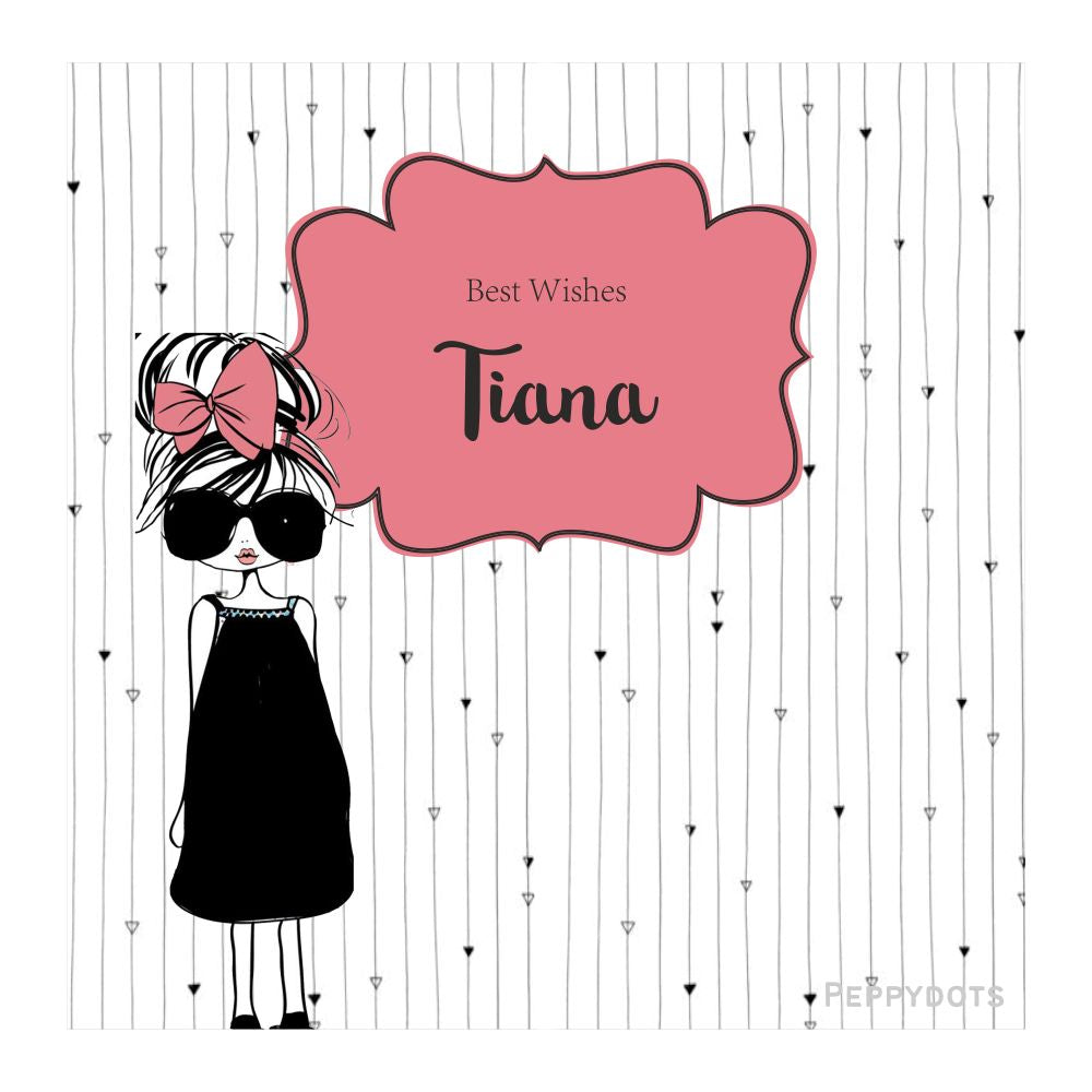 Gift Tag - Camera Girl