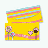 Money Envelopes - Set of 25 - Candy Land