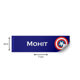Waterproof Labels - Captain America