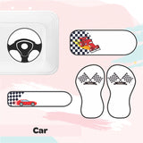 Mini Label Pack - Sports Car