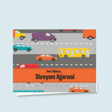 Personalised Gift Notecard - Car