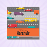 Gift Tag - Car On Road