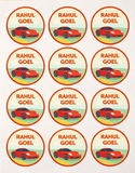 Round Water Proof Labels – Sports Car