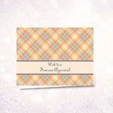 Personalised Gift Notecard - Checks
