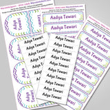 Camping Labels Pack - Chevron