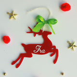 Reindeer Ornament - Red