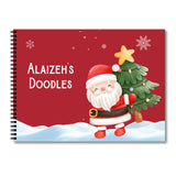 Sketch Book - Christmas Santa with Xmas tree
