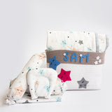 Twinkly Stars - Organic Bedding Gift Basket