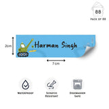 Waterproof Labels - Construction Vehicles