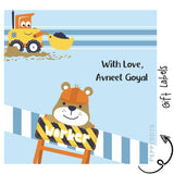 Gift Labels - Construction Bear