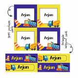 Label Combo -Construction Vehicle