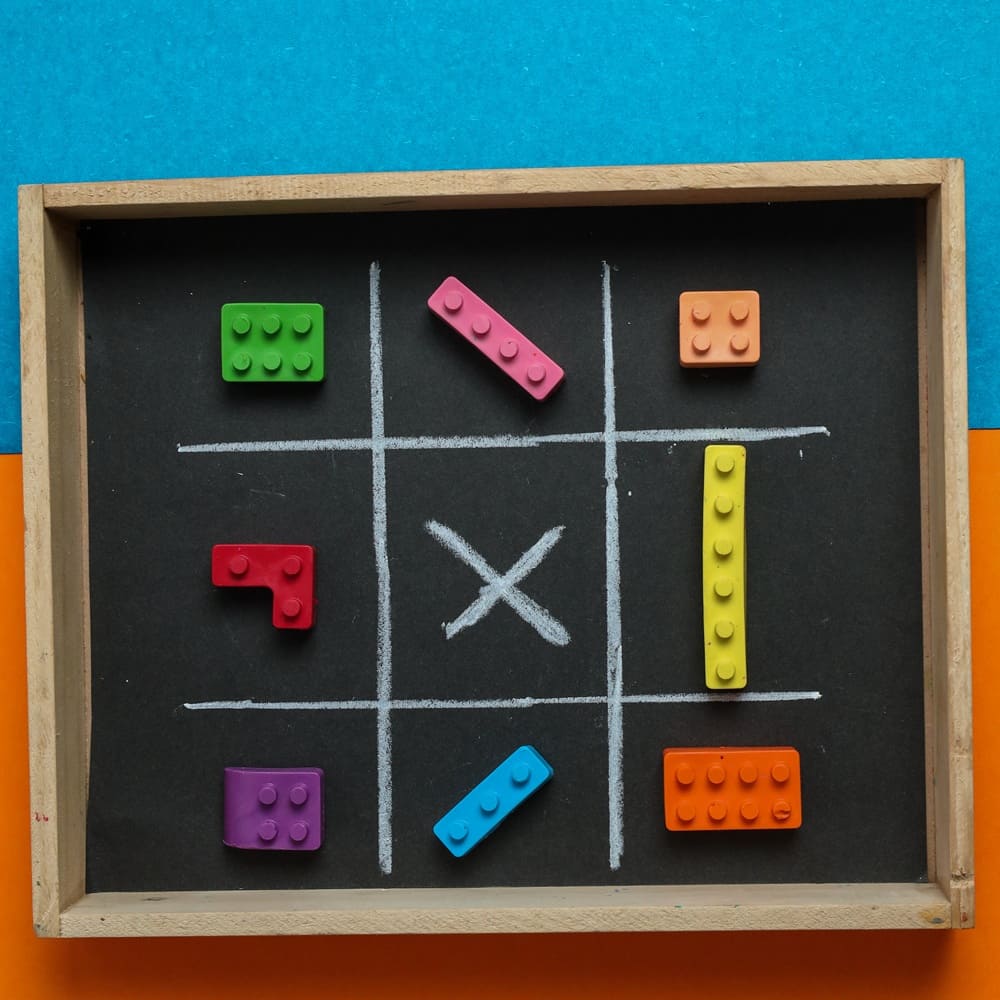 Lego Block Crayons Set of 8