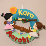 Junior Handmade Siblings Wall Decor